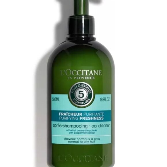 L'Occitane Discontinued Purifying Freshness conditioner 500ml /16.9OZ NEW - Picture 1 of 6